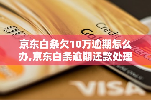 京东白条欠10万逾期怎么办,京东白条逾期还款处理方法