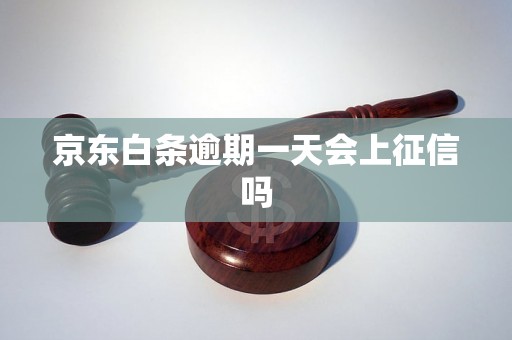 京东白条逾期一天会上征信吗