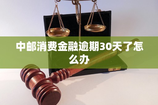 中邮消费金融逾期30天了怎么办