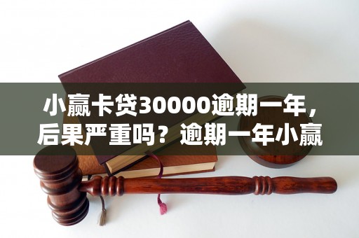 小赢卡贷30000逾期一年，后果严重吗？逾期一年小赢卡贷会怎么处理？