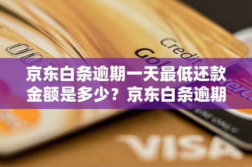 京东白条逾期一天最低还款金额是多少？京东白条逾期还款规定详解