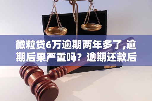 微粒贷6万逾期两年多了,逾期后果严重吗？逾期还款后会产生什么影响？