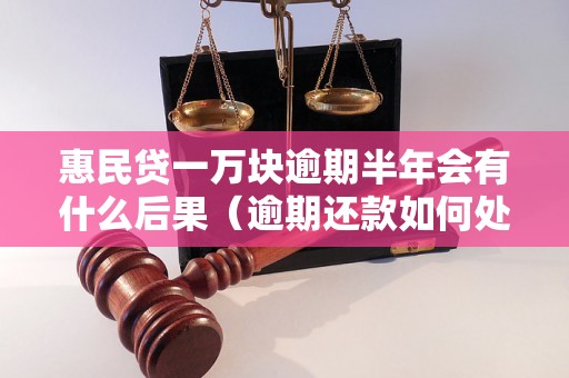 惠民贷一万块逾期半年会有什么后果（逾期还款如何处理）