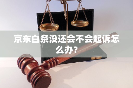 京东白条没还会不会起诉怎么办？