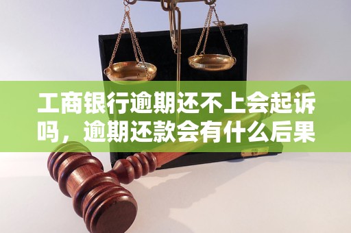 工商银行逾期还不上会起诉吗，逾期还款会有什么后果