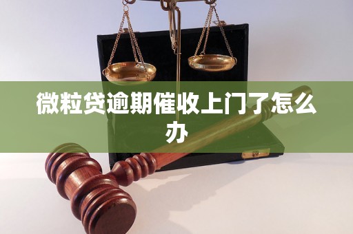 微粒贷逾期催收上门了怎么办