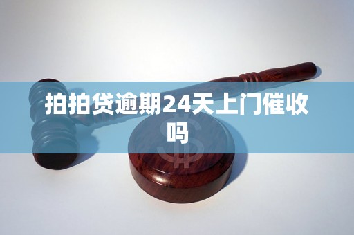 拍拍贷逾期24天上门催收吗