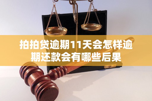 拍拍贷逾期11天会怎样逾期还款会有哪些后果