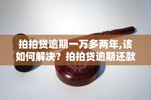 拍拍贷逾期一万多两年,该如何解决？拍拍贷逾期还款后果如何？