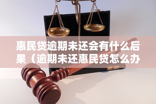 惠民贷逾期未还会有什么后果（逾期未还惠民贷怎么办）