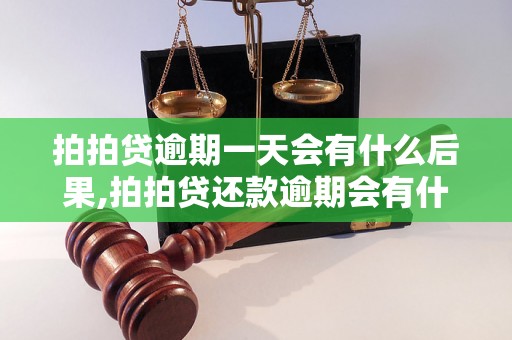 拍拍贷逾期一天会有什么后果,拍拍贷还款逾期会有什么影响