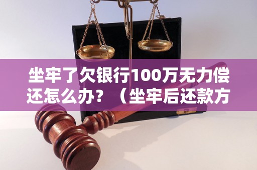 坐牢了欠银行100万无力偿还怎么办？（坐牢后还款方法和建议）