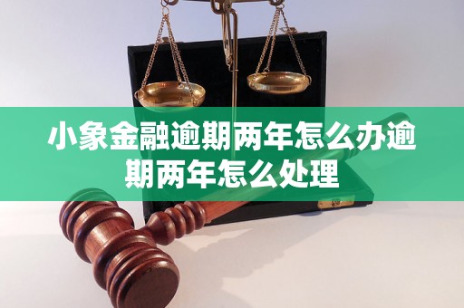 小象金融逾期两年怎么办逾期两年怎么处理