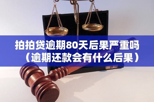 拍拍贷逾期80天后果严重吗（逾期还款会有什么后果）