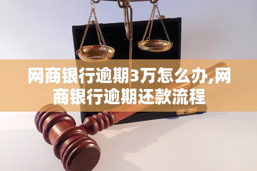 网商银行逾期3万怎么办,网商银行逾期还款流程