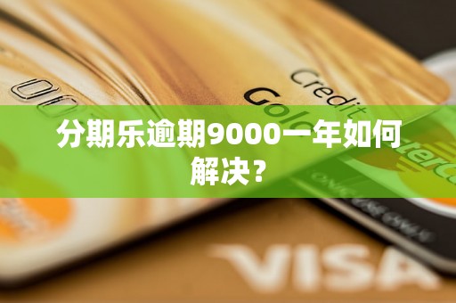 分期乐逾期9000一年如何解决？