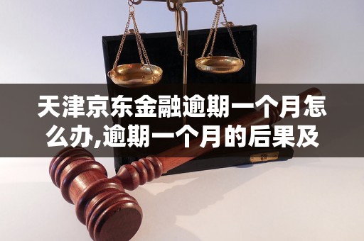 天津京东金融逾期一个月怎么办,逾期一个月的后果及解决方案