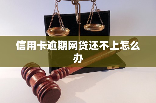 信用卡逾期网贷还不上怎么办