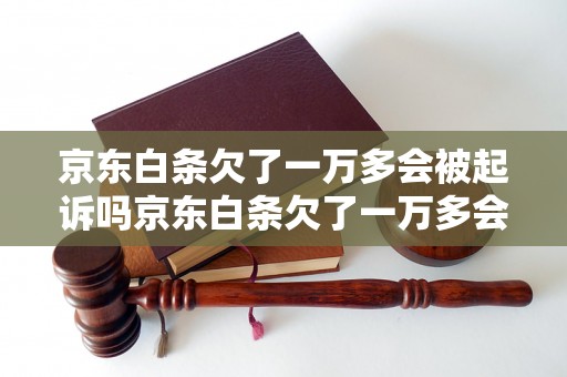 京东白条欠了一万多会被起诉吗京东白条欠了一万多会被怎样处理