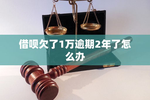 借呗欠了1万逾期2年了怎么办