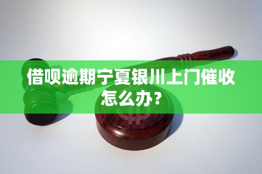 借呗逾期宁夏银川上门催收怎么办？