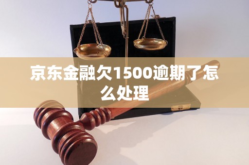 京东金融欠1500逾期了怎么处理