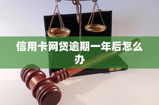 信用卡网贷逾期一年后怎么办