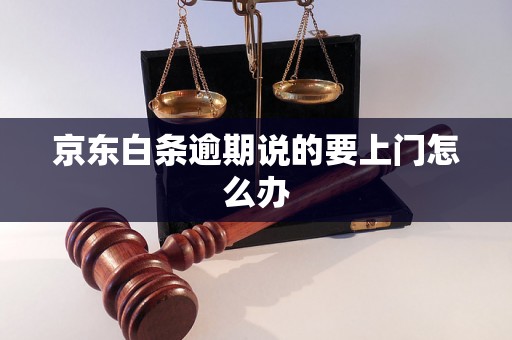 京东白条逾期说的要上门怎么办