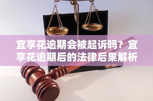 宜享花逾期会被起诉吗？宜享花逾期后的法律后果解析