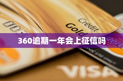 360逾期一年会上征信吗