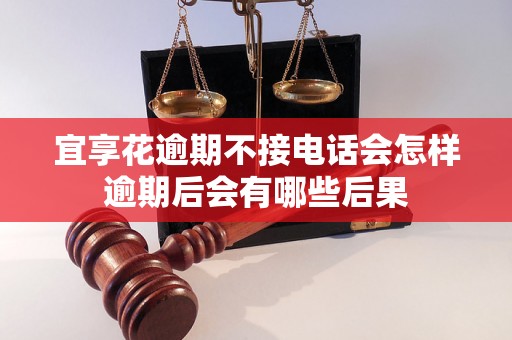 宜享花逾期不接电话会怎样逾期后会有哪些后果