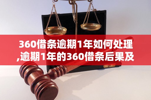 360借条逾期1年如何处理,逾期1年的360借条后果及解决方法