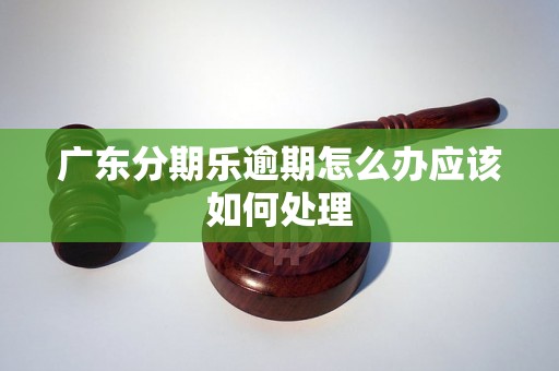 广东分期乐逾期怎么办应该如何处理