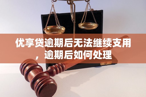 优享贷逾期后无法继续支用，逾期后如何处理