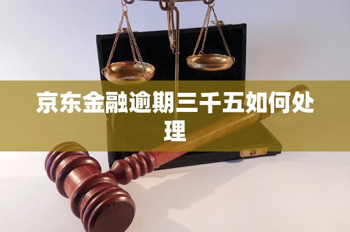 京东金融逾期三千五如何处理