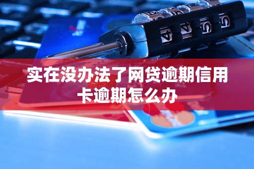 实在没办法了网贷逾期信用卡逾期怎么办