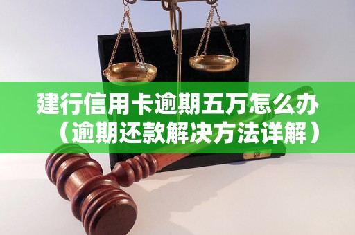 建行信用卡逾期五万怎么办（逾期还款解决方法详解）