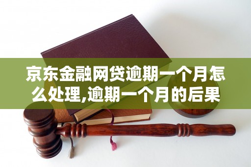 京东金融网贷逾期一个月怎么处理,逾期一个月的后果及解决办法