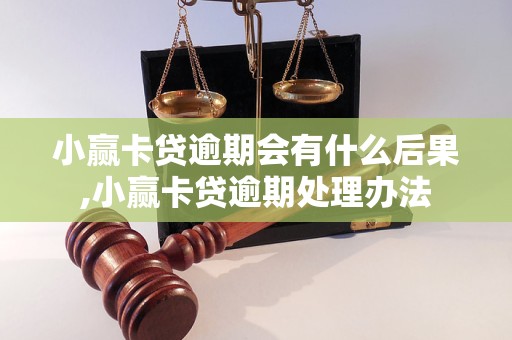 小赢卡贷逾期会有什么后果,小赢卡贷逾期处理办法