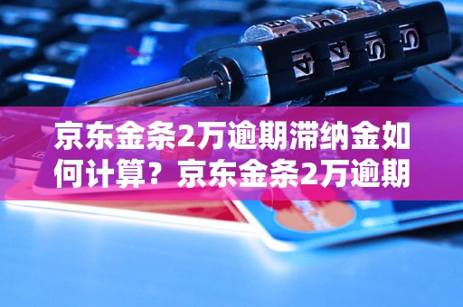 京东金条2万逾期滞纳金如何计算？京东金条2万逾期滞纳金的具体计算方法