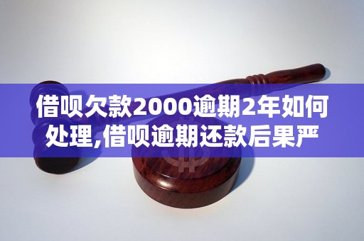 借呗欠款2000逾期2年如何处理,借呗逾期还款后果严重吗