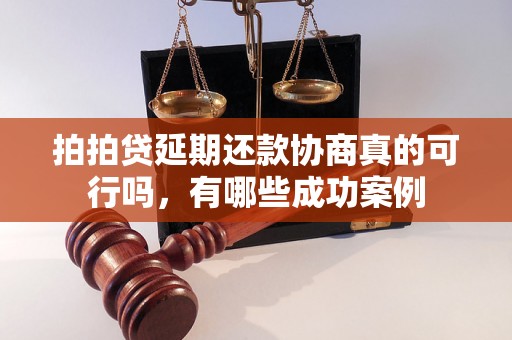 拍拍贷延期还款协商真的可行吗，有哪些成功案例