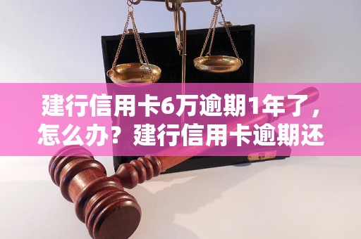 建行信用卡6万逾期1年了，怎么办？建行信用卡逾期还款处理方法详解