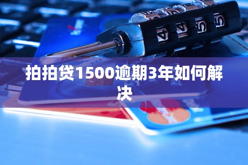 拍拍贷1500逾期3年如何解决