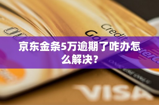 京东金条5万逾期了咋办怎么解决？