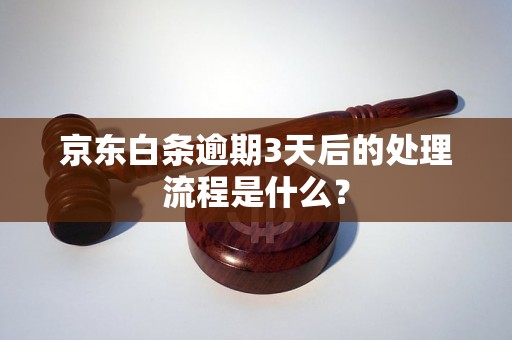 京东白条逾期3天后的处理流程是什么？