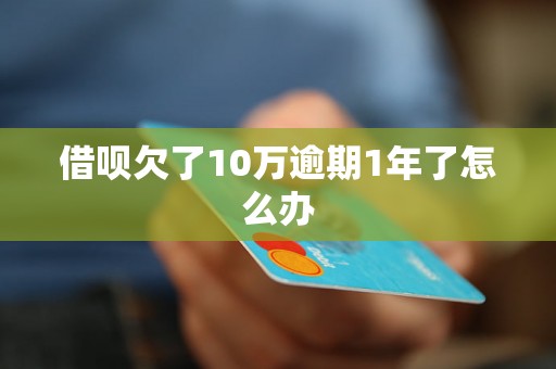 借呗欠了10万逾期1年了怎么办