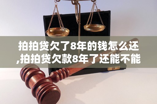 拍拍贷欠了8年的钱怎么还,拍拍贷欠款8年了还能不能还