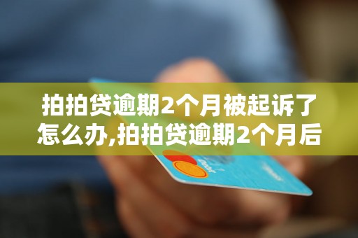 拍拍贷逾期2个月被起诉了怎么办,拍拍贷逾期2个月后果严重吗