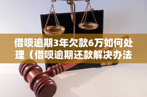 借呗逾期3年欠款6万如何处理（借呗逾期还款解决办法）